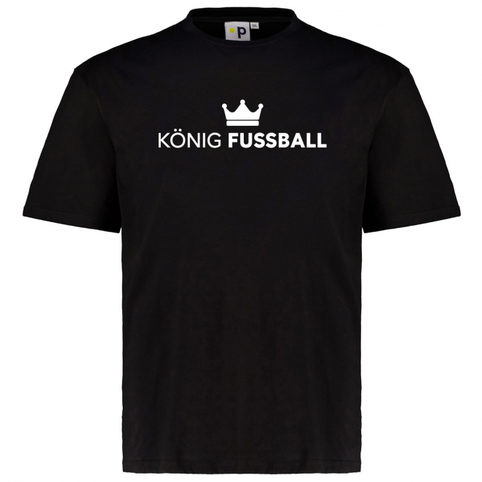 Pfundskerl Motto T-Shirt "König Fussball"