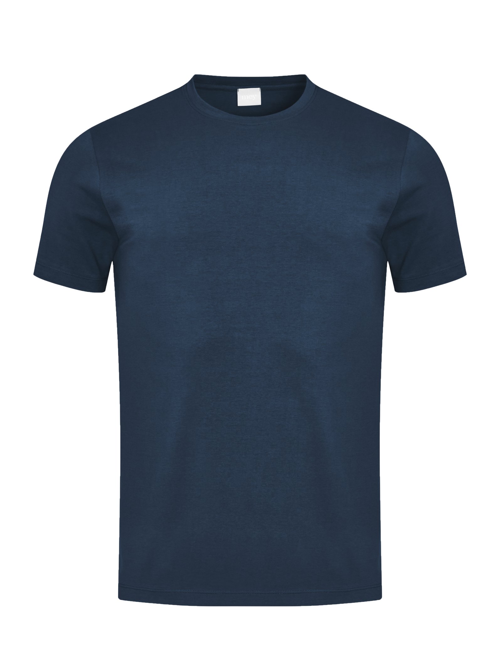 Übergröße : Mey, T-Shirt im Baumwoll-Jersey mit Rundhalsausschnitt in Marine
