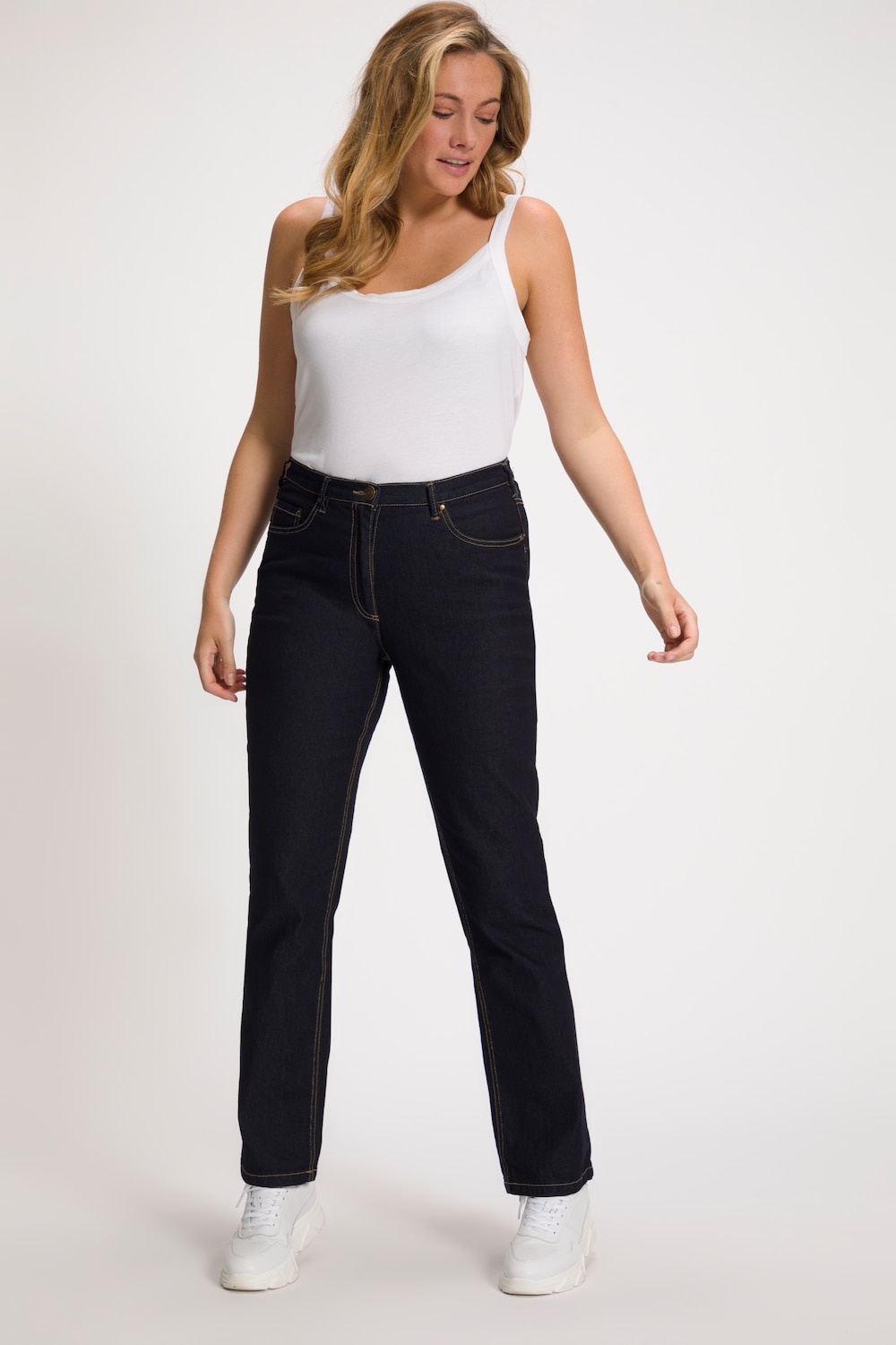 Jeans Mandy, gerades Bein, Stretch, 5-Pocket-Form