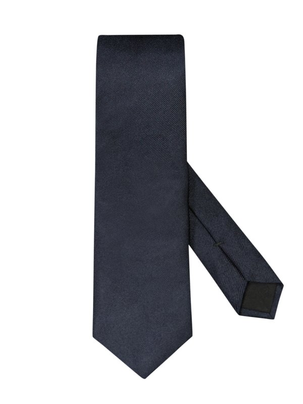 Übergröße : Boss, Krawatte aus Seide mit feiner Struktur in Marine
