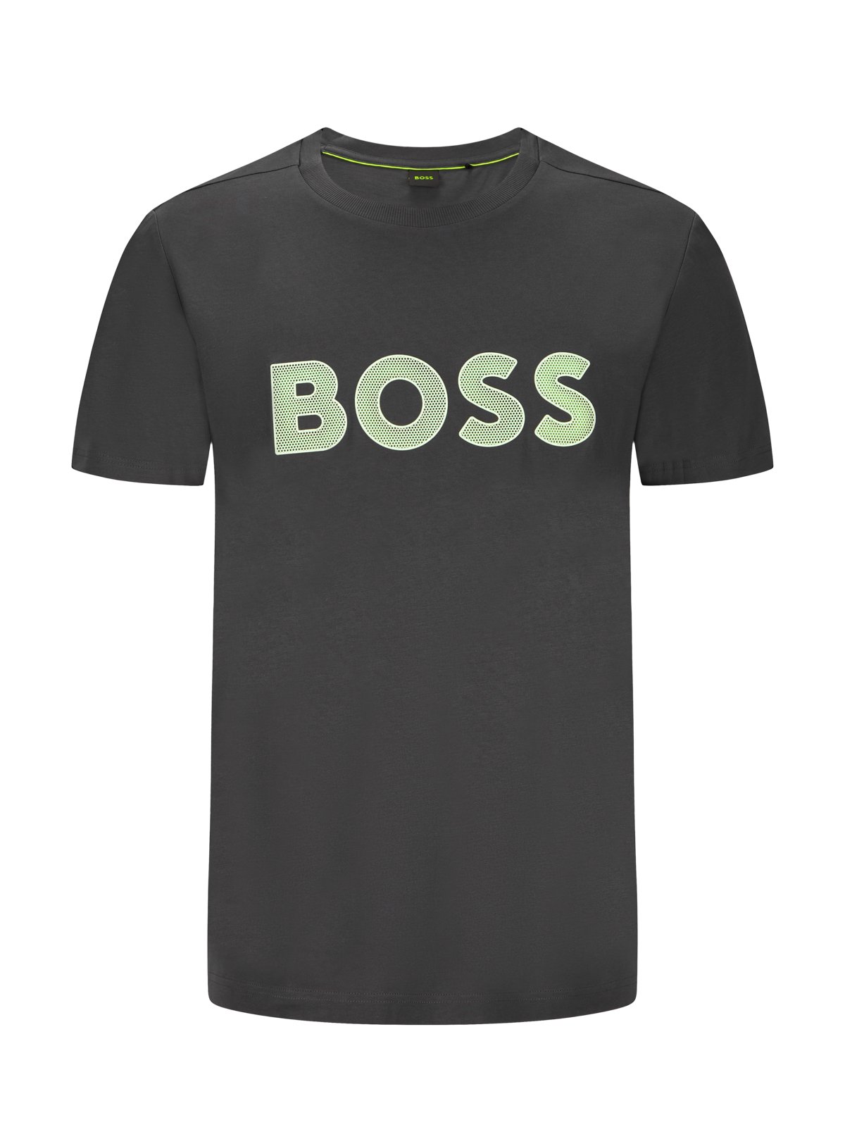 BOSS GREEN T-Shirt mit gummiertem Logo