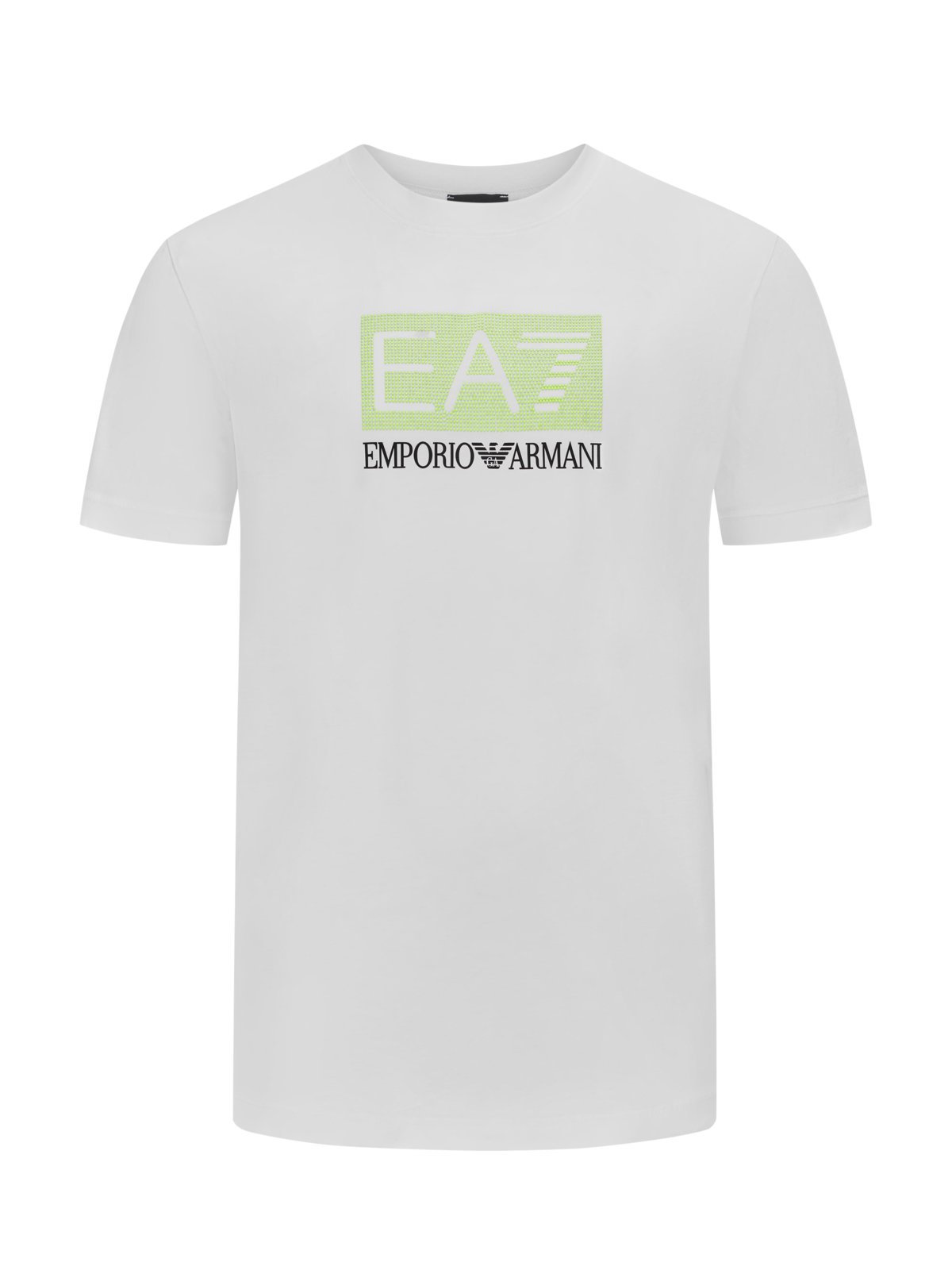 Emporio Armani T-Shirt mit gummiertem Logo, Slim Fit