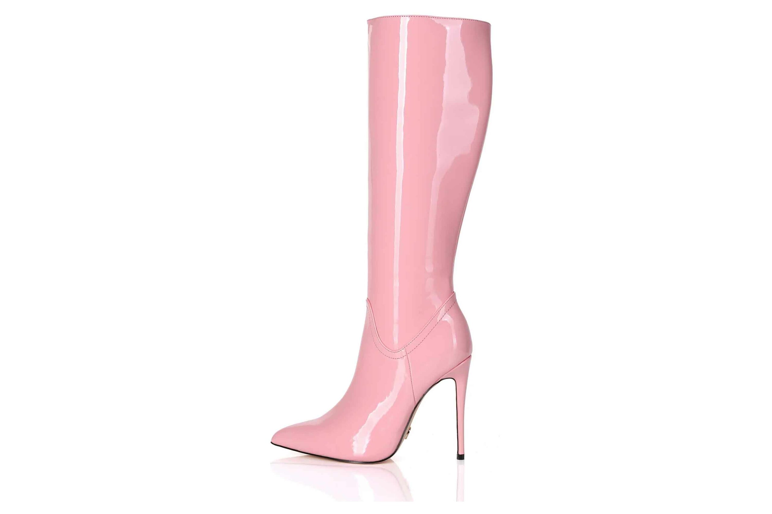 Giaro Stiefel in Übergrößen Rosa [D2C] MILA ROSA PINK SHINY große Damenschuhe