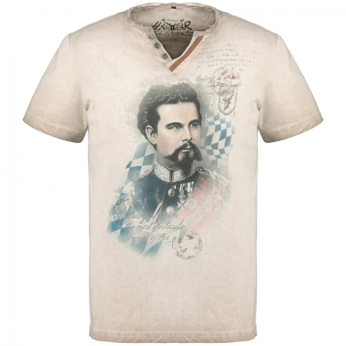 HangOwear T-Shirt mit "König Ludwig II"-Print