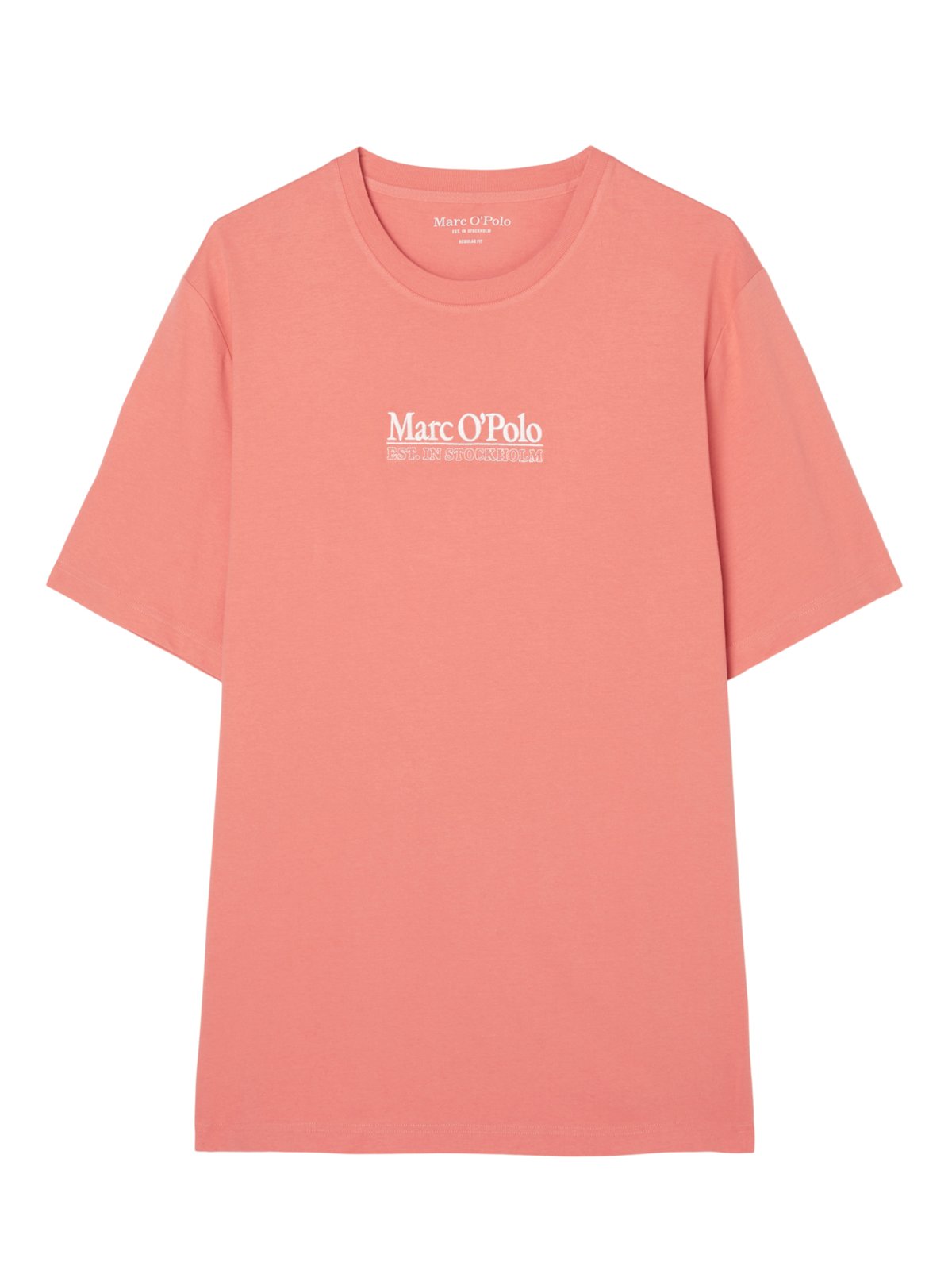 Marc O'Polo T-Shirt mit Label-Stickerei, Regular Fit