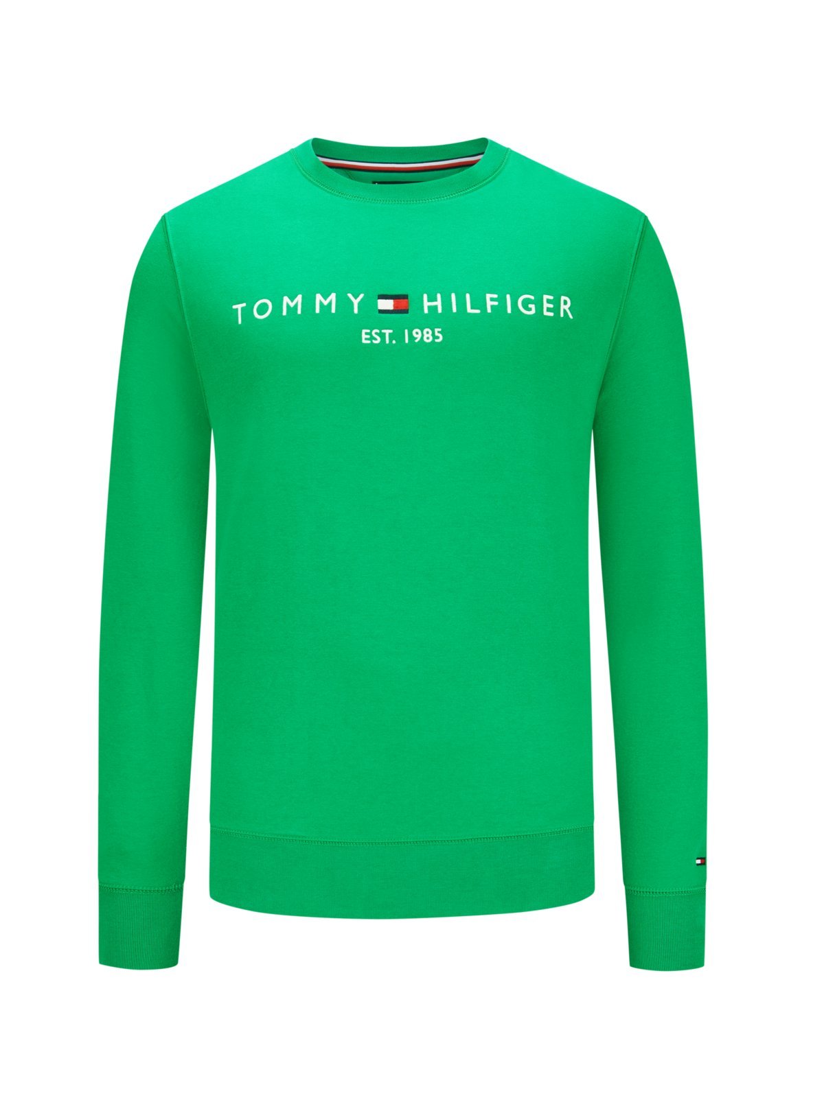 Tommy Hilfiger Sweatshirt mit Labelstickerei aus Bio-Baumwolle