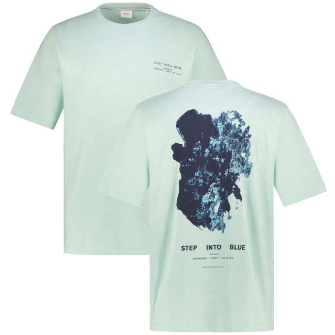 s.Oliver T-Shirt mit Print auf Vorder- und Rückseite