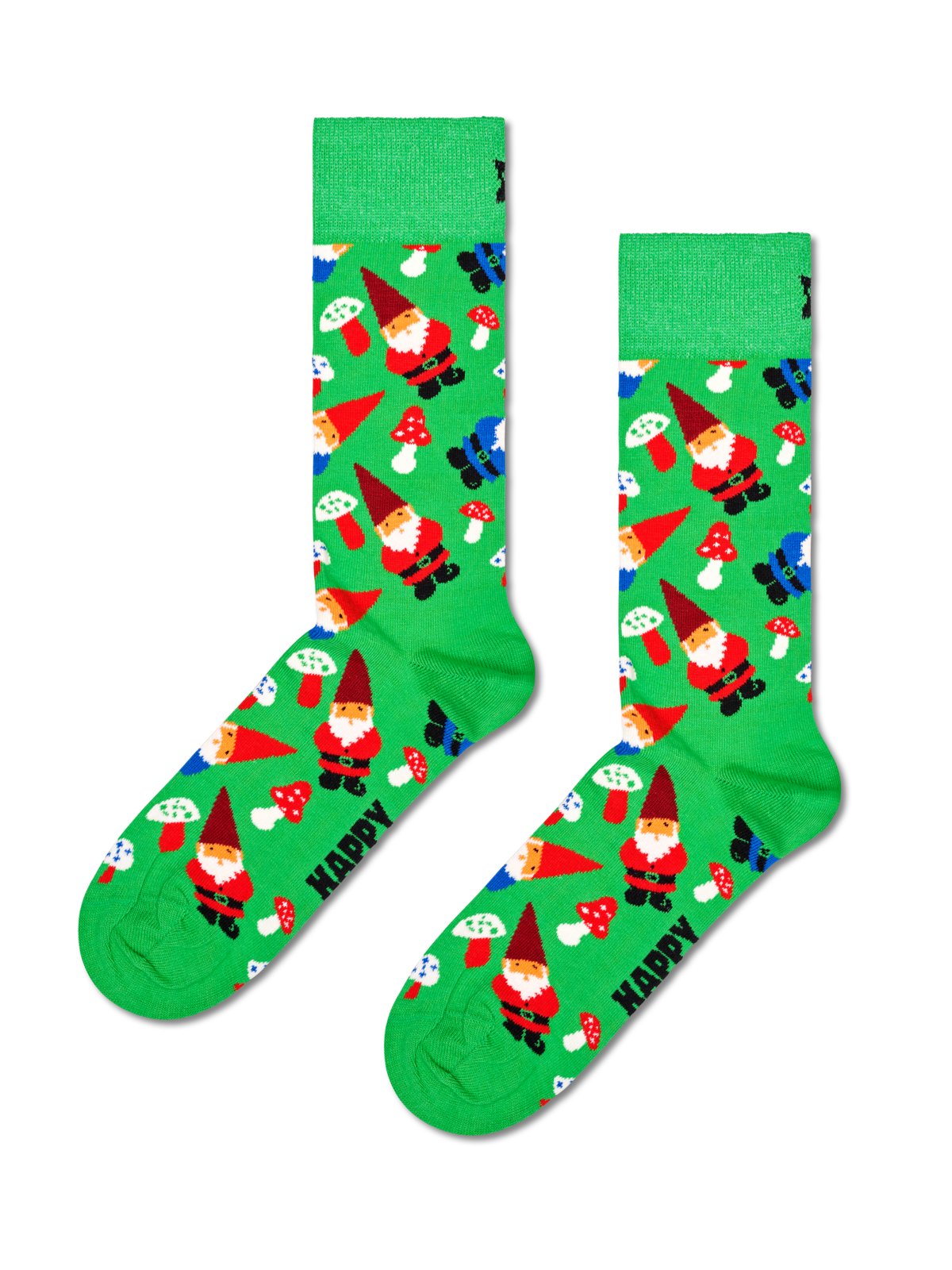 Happy Socks Mittelhohe Socken mit Weihnachtszwerg-Motiv