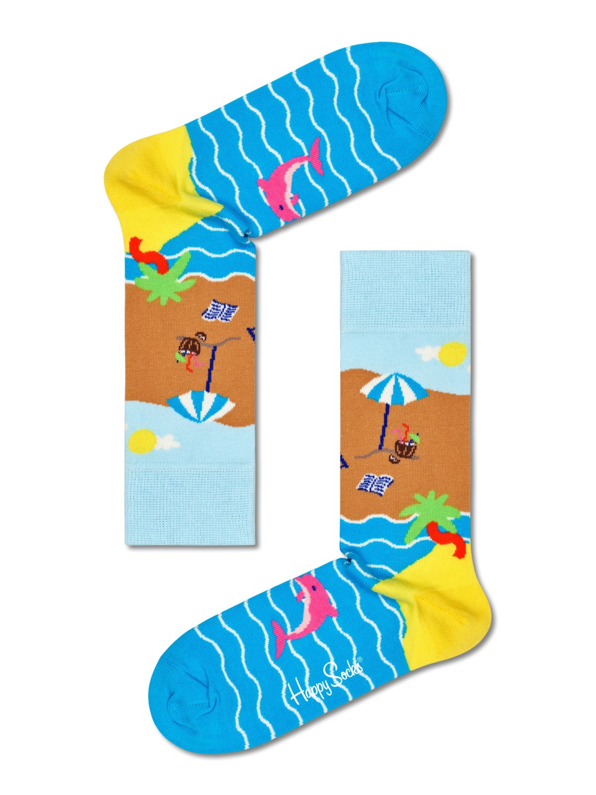 Happy Socks Socken mit Strandmotiven